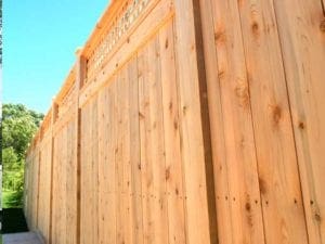 wooden fence