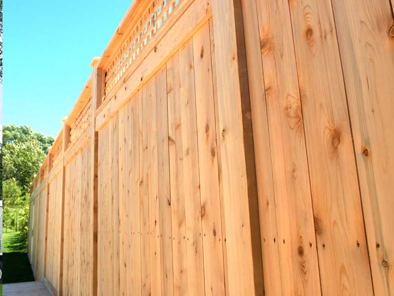 wooden fence 